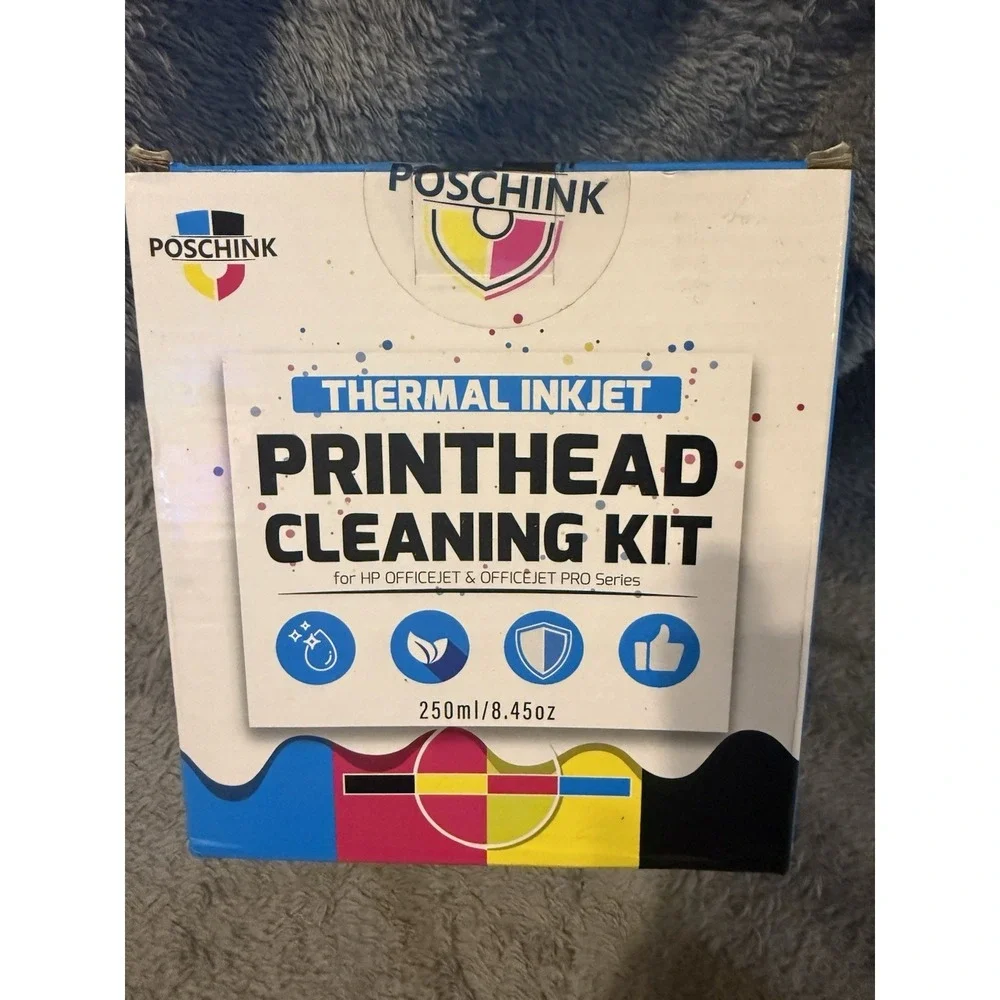 Poschink Thermal Inkjet Printhead Cleaning Kit HP OfficeJet & OfficeJet Pro NEW‎